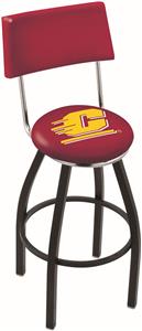 Central Michigan University Swivel Back Bar Stool