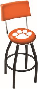 Holland Clemson Swivel Back Bar Stool