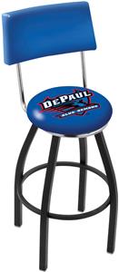 DePaul University Swivel Back Bar Stool