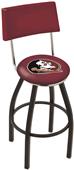 Florida State Head Swivel Back Bar Stool Florida State Head Swivel Back Bar Stool