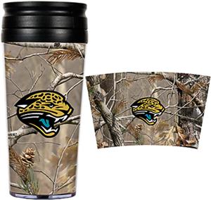 NFL Jaguars 16oz Realtree Travel Tumbler