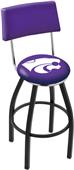 Kansas State University Swivel Back Bar Stool Kansas State University Swivel Back Bar Stool