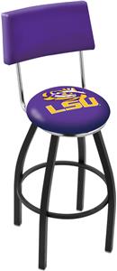 Louisiana State University Swivel Back Bar Stool