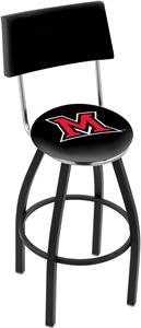 Miami University (OH) Swivel Back Bar Stool
