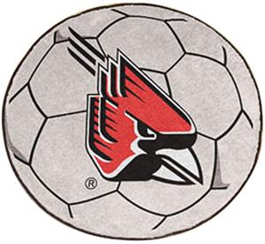 Fan Mats Ball State University Soccer Ball Mat