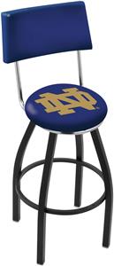 Holland Notre Dame (ND) Swivel Back Bar Stool