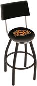 Oklahoma State University Swivel Back Bar Stool Oklahoma State University Swivel Back Bar Stool
