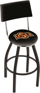 Oklahoma State University Swivel Back Bar Stool