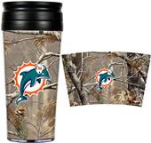 NFL Miami Dolphins 16oz Realtree Travel Tumbler