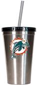 NFL Miami Dolphins 16oz Tumbler with Straw