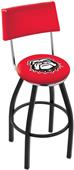 University Georgia Bulldog Swivel Back Bar Stool University Georgia Bulldog Swivel Back Bar Stool
