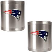 NFL Patriots Stainless Steel Can Holders