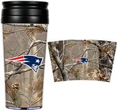NFL Patriots 16oz Realtree Travel Tumbler