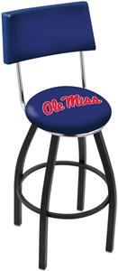 University of Mississippi Swivel Back Bar Stool
