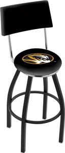 University of Missouri Swivel Back Bar Stool