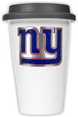 NFL New York Giants Ceramic Cup with Black Lid