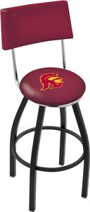 Univ of Southern California Swivel Back Bar Stool