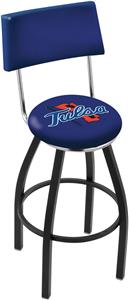 University of Tulsa Swivel Back Bar Stool