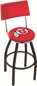 University of Utah Swivel Back Bar Stool