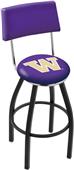University of Washington Swivel Back Bar Stool University of Washington Swivel Back Bar Stool