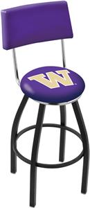 University of Washington Swivel Back Bar Stool