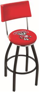 Univ of Wisconsin Badger Swivel Back Bar Stool