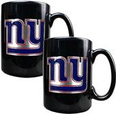 NFL New York Giants 15oz Ceramic Mug Set of 2