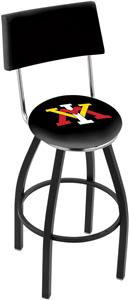 Virginia Military Institute Swivel Back Bar Stool
