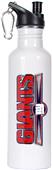 NFL New York Giants White Stainless Water Bottle