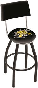 Wichita State University Swivel Back Bar Stool