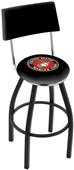 United States Marine Corps Swivel Back Bar Stool