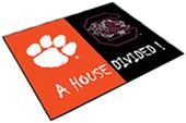 Fan Mats Clemson/South Carolina House Divided Mat Fan Mats Clemson/South Carolina House Divided Mat