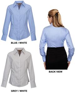 TRI MOUNTAIN Gables Women's Striped Dress Shirt