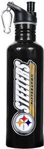 NFL Pittsburgh Steelers Black Water Bottle