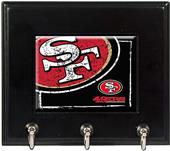 NFL San Francisco 49ers Wood Keyhook Rack