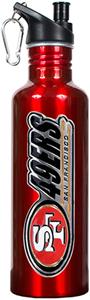 NFL San Francisco 49ers Red Stainless Water Bottle
