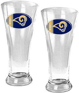 NFL St. Louis Rams 2 Piece Pilsner Glass Set