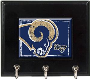NFL St. Louis Rams Wood Keyhook Rack