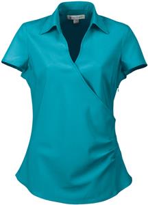 TRI MOUNTAIN Emily Women's Woven V-Neck Shirt