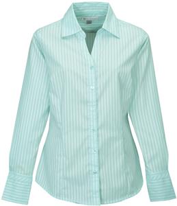 TRI MOUNTAIN Taylor Women's Striped Dress Shirt