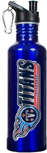 NFL Tennessee Titans Blue Stainless Water Bottle