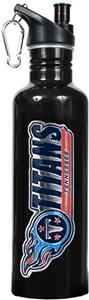 NFL Tennessee Titans Black Stainless Water Bottle