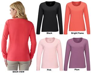 TRI MOUNTAIN Lauren Women's Scoop Neck Knit Shirt