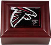 NFL Atlanta Falcons Mahogany Keepsake Box