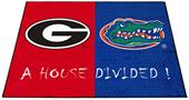 Fan Mats Georgia/Florida House Divided Mat