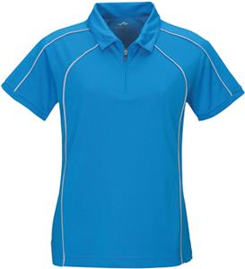 TRI MOUNTAIN Lady Hornet Ultra Cool Zip-Up Polo