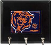NFL Chicago Bears Wood Keyhook Rack