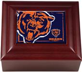 NFL Chicago Bears Mahogany Keepsake Box