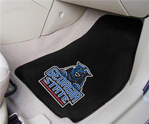 Fan Mats Georgia State University Carpet Car Mats