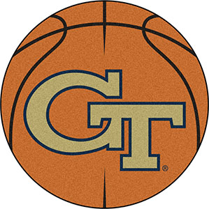 Fan Mats Georgia Tech Basketball Mat